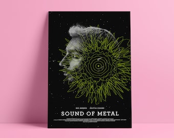 Sound of Metal 12 x 18 Zoll Minimal Film Poster Giclee Print
