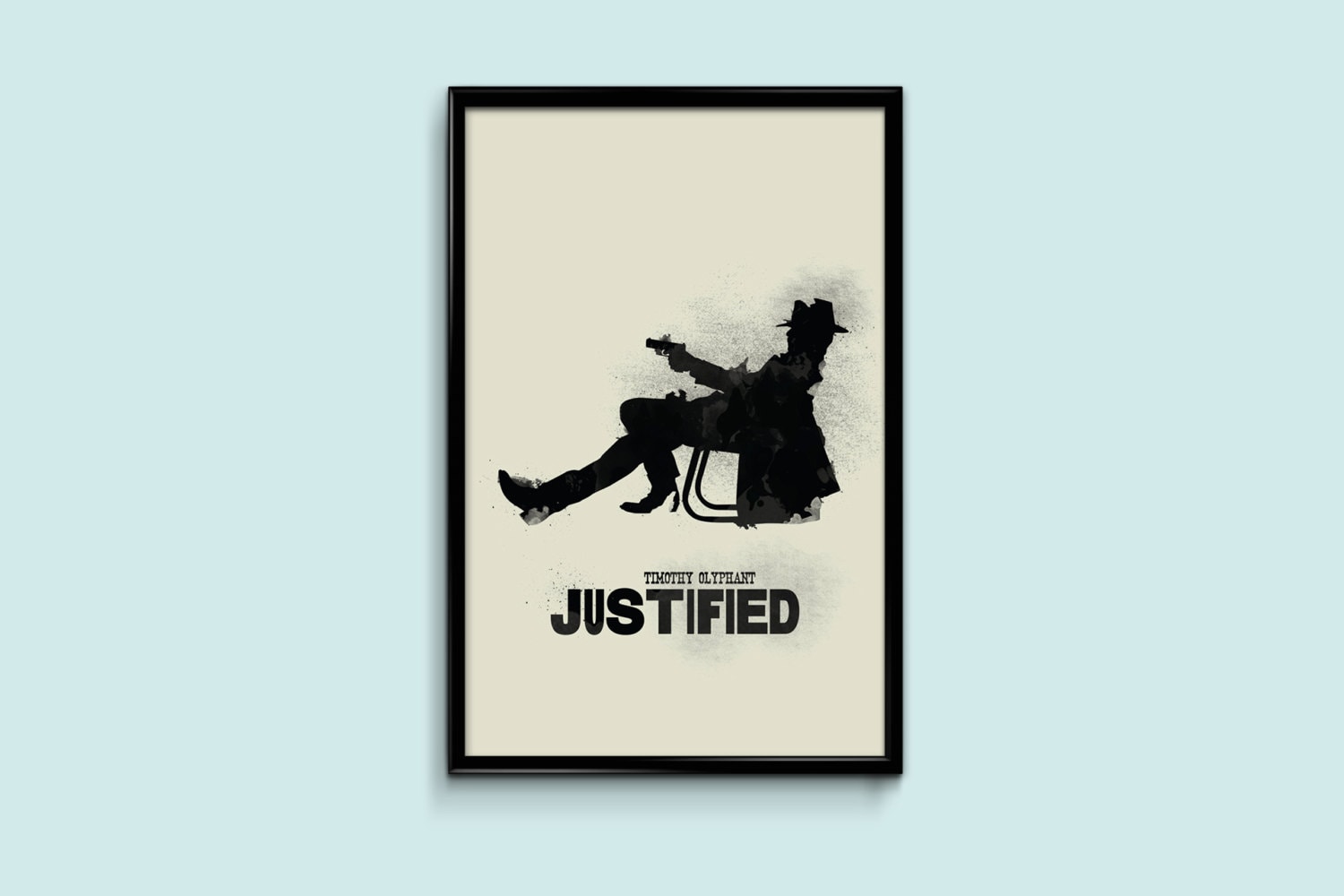 Justified 12 X 18 Minimalist Movie Poster Giclee Print - Etsy, image size:1500x1000