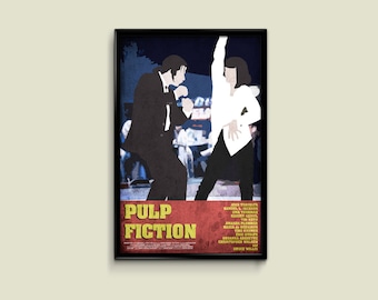 Pulp Fiction Movie Poster 12 x 18 Giclee Print