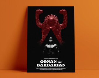 Conan the Barbarian 12 x 18 Inch Minimal Movie Poster Giclee Print