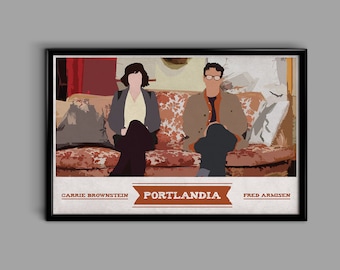 Portlandia 12 x 18 filmposter gicleeprint