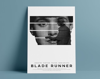 Blade Runner 1982 12 x 18 Inch Minimal Movie Poster Giclee Print