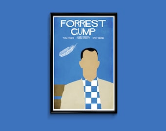 Forrest Gump 12 x 18 Minimalist Movie Poster Giclee Print