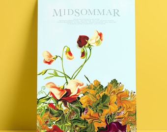 Midsommar 12 x 18 Minimalist Movie Poster Giclee Print