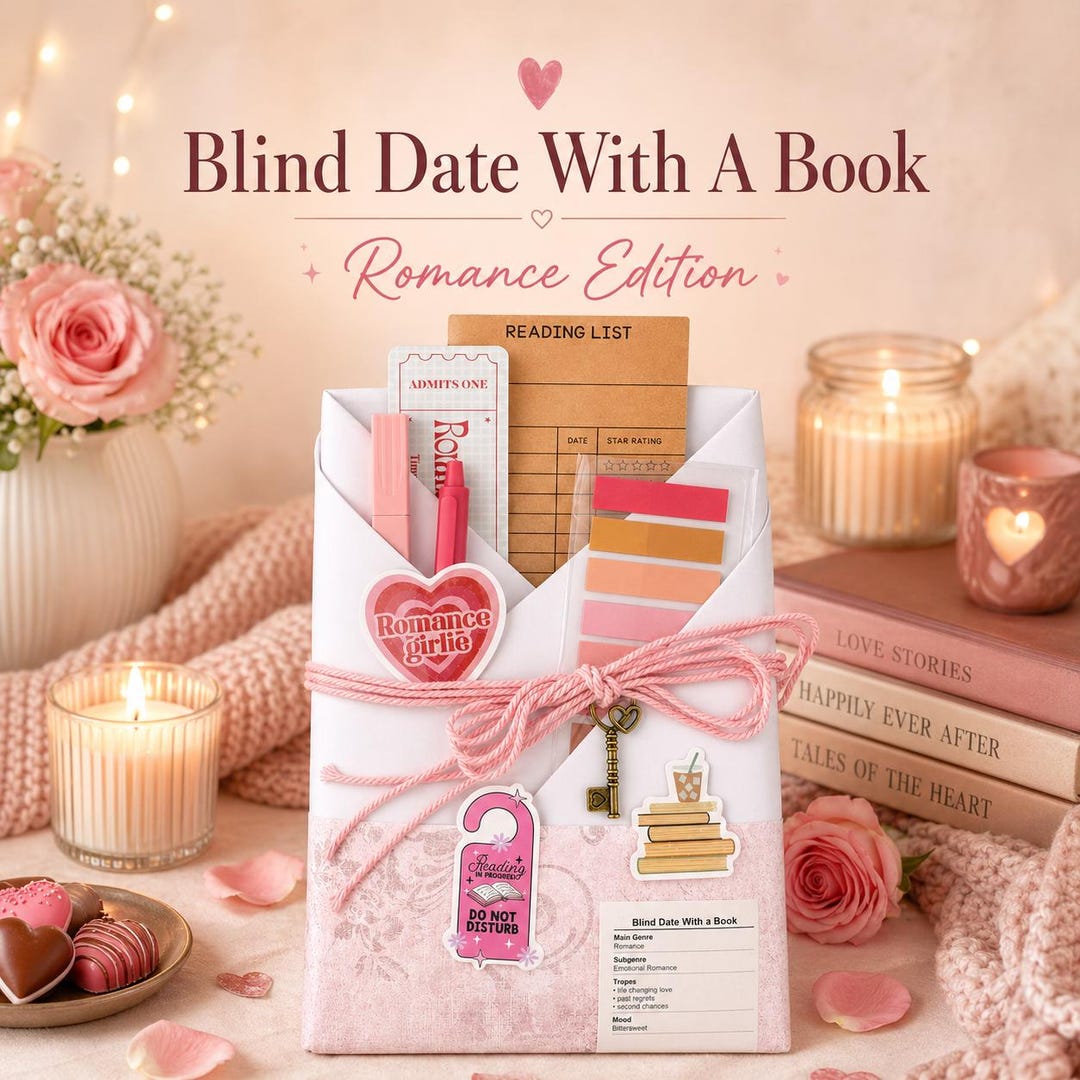 Romance Blind Date With a Book Box: Bookish Bundle - Etsy