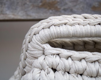 bolso de mano de ganchillo con purpurina