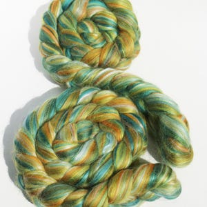 Here Comes The Sun specialblandad kammad topp: 100 g merinoull, mullbärssilke, bambu, tencel-roving bild 2