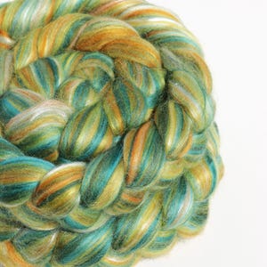 Here Comes The Sun specialblandad kammad topp: 100 g merinoull, mullbärssilke, bambu, tencel-roving bild 1