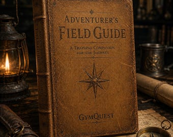Äventyrarens fältguide | RPG Fitness Companion (digital nedladdning) | GymQuest