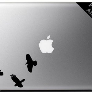 Raven Trio Vinyl Macbook Decal - For macbooks, laptops, car windows etc...