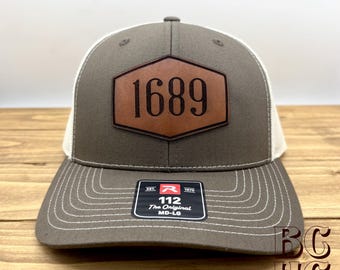 Reformed Baptist "1689" Leather Patch Trucker Hat – Richardson 112