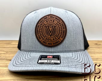 Reformed 5 Solas Leather Patch Trucker Hat – Richardson 112