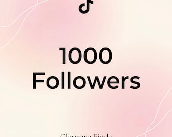 TikTok 1.000 follower / Consegna rapida / Follower reali e di alta qualità / Aumenta la crescita di TikTok / Servizio di promozione sui social media