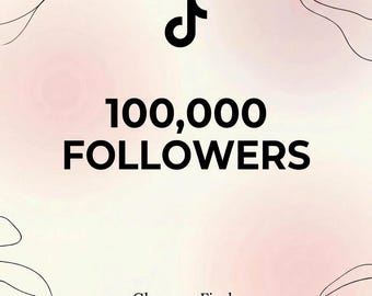 TikTok 100,000 Followers | Fast Delivery | Real & High Quality Followers | Boost TikTok Growth | Social Media Promotion Service