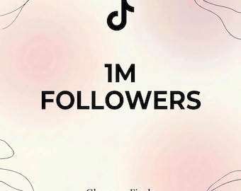 TikTok 1M Followers | Fast Delivery | Real & High Quality Followers | Boost TikTok Growth | Social Media Promotion Service