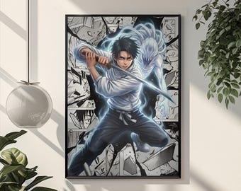 Yuta Okkotsu Poster | Jujutsu Kaisen Anime Wall Art | Rika Cursed Spirit Print | Manga Panel Comic Poster | Otaku Room Decor | JJK Fan Gift