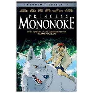 Póster de La Princesa Mononoke / Arte de pared de Studio Ghibli / Lámina de anime de Hayao Miyazaki / Decoración vintage para sala de cine / Regalo de película de anime japonesa imagen 5