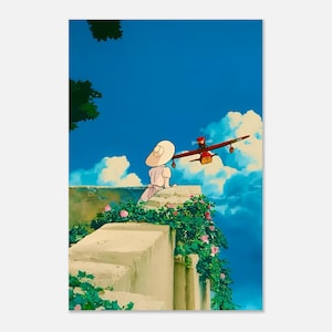 Porco Rosso Poster | Studio Ghibli Anime Wall Art | Vintage Japanese Movie Print | Retro Aesthetic Decor | Classic Anime Poster image 5