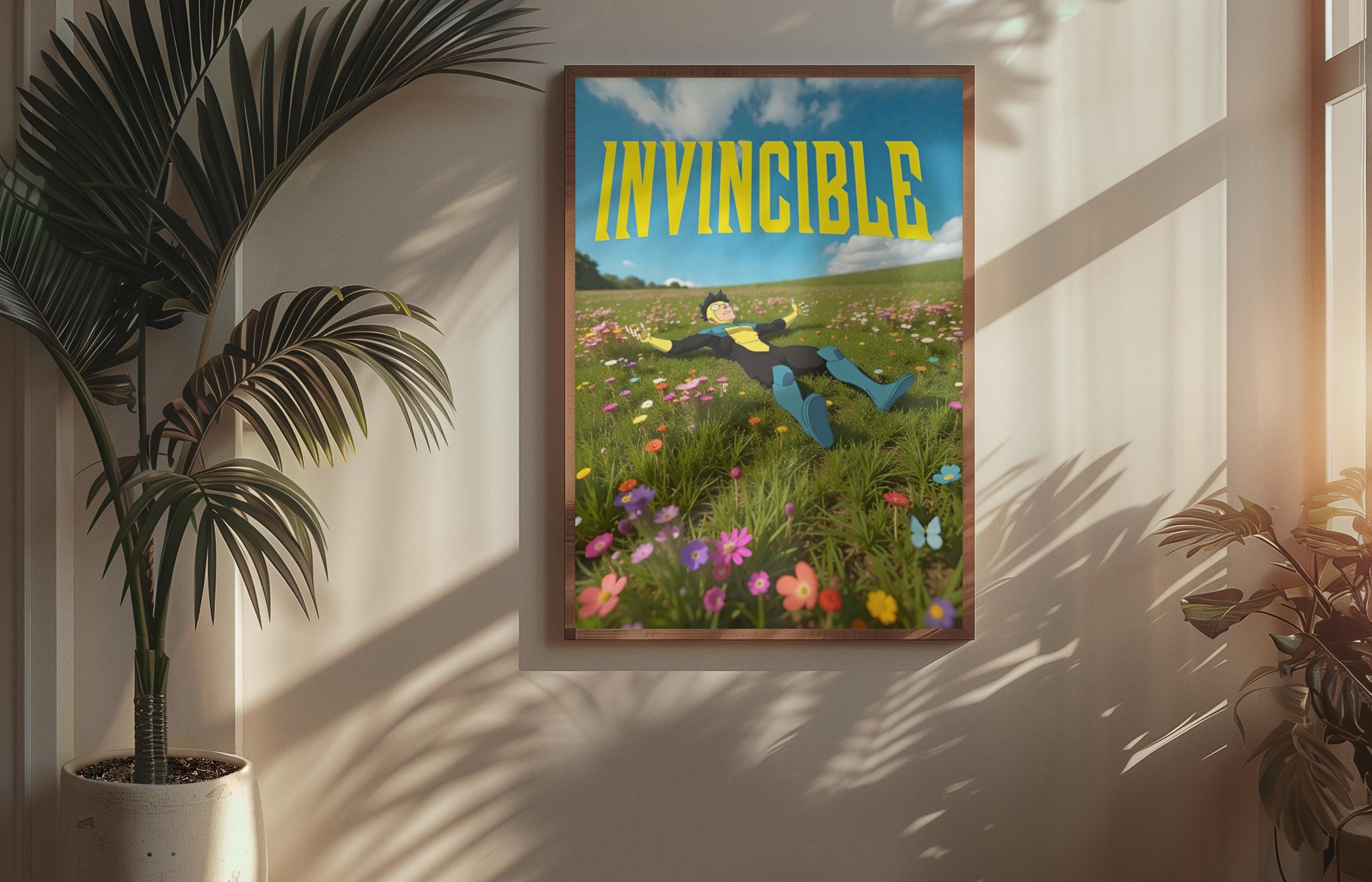 Invincible Poster | Superhero Comic Wall Art | Animated TV Series Print ...