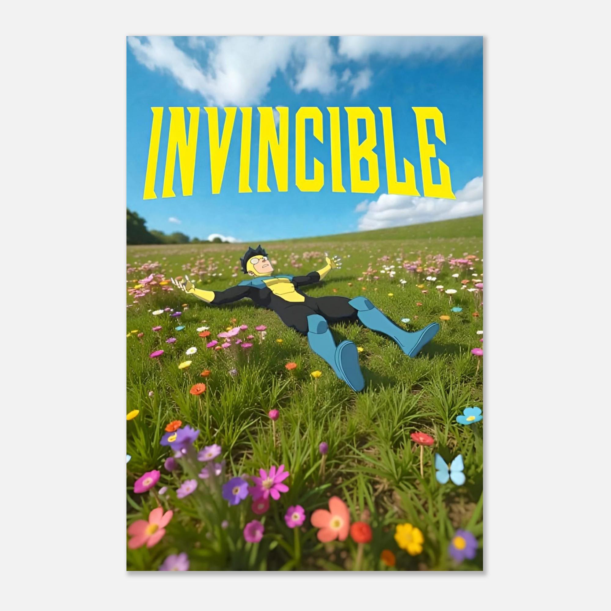 Invincible Bus Poster Invincible Poster | Superhero Comic Wall Art | Animated TV Series Print ...