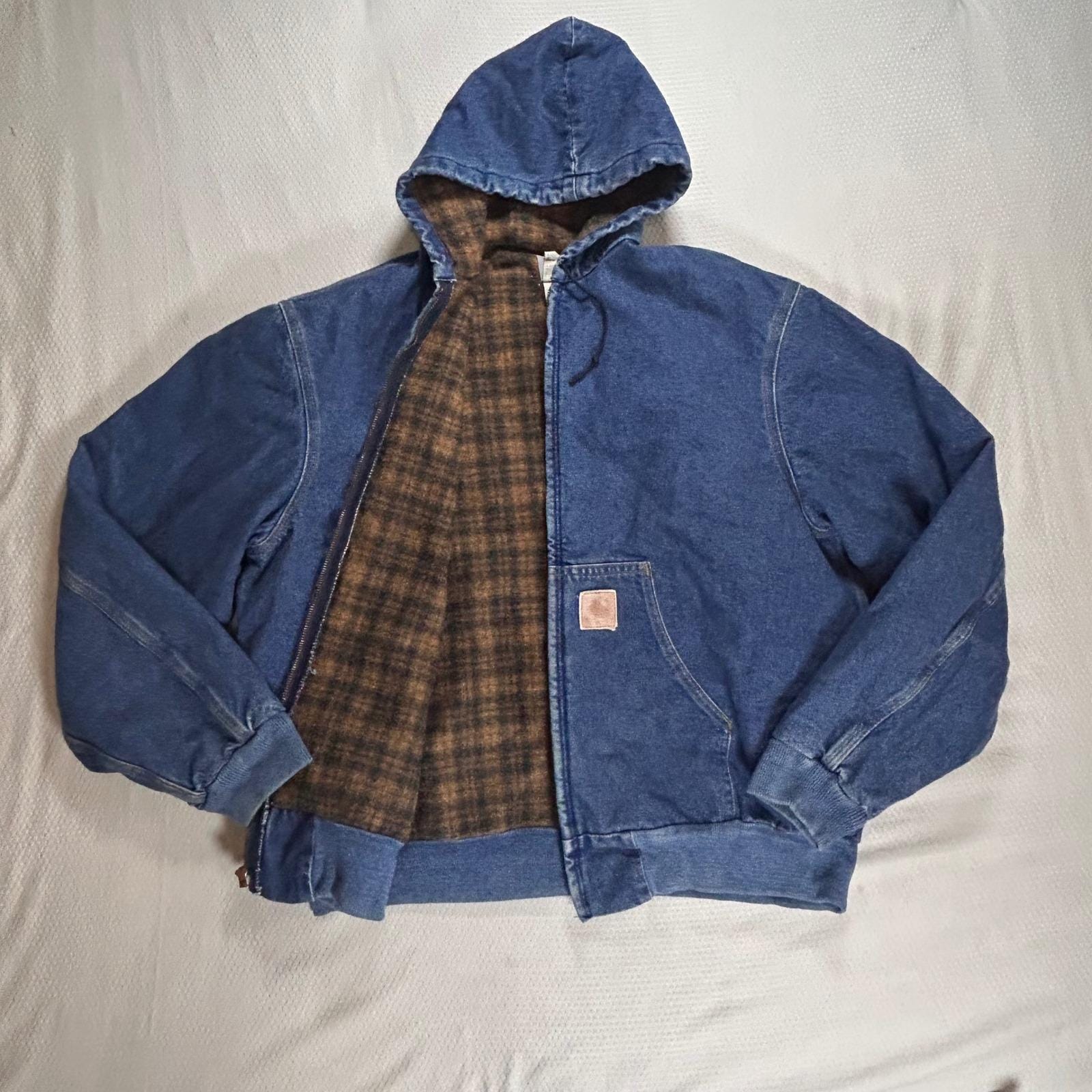 Carhartt Active Jacket Denim - Etsy