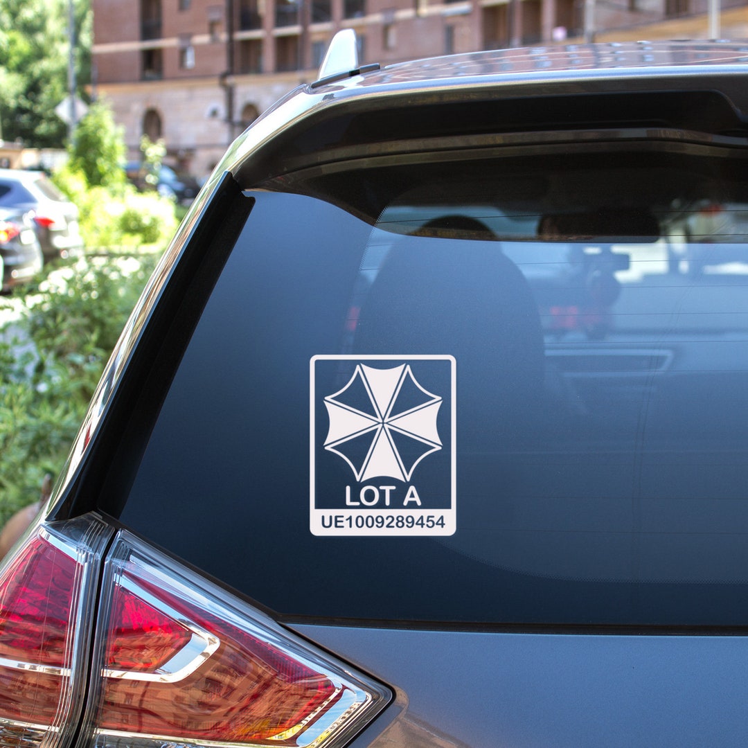 Umbrella Corporation Parking Sticker. Resident Evil Inspired. Funny