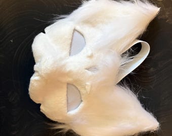 White Therian/furry mask Cat base