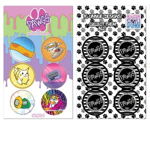 PAWGS by Neurotic Sphynx. Brining back the 90’s! Carded Set