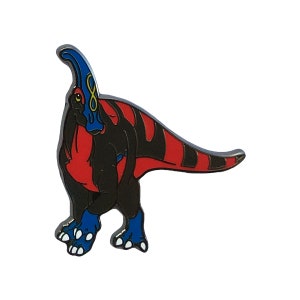 POLY-saurolophus Polyamorous Pride Hard Enamel Pin