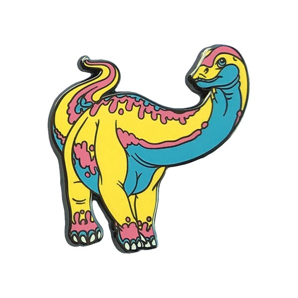 A-PAN-osaurus Pansexual Pride Hard Enamel Pin