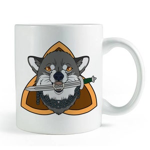 Fenrir Cletic Wolf Mug
