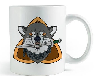 Fenrir Cletic Wolf Mug