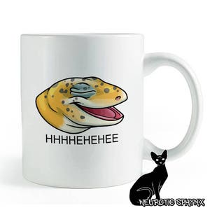 Laughing Lizard Meme Leopard Gecko Mug