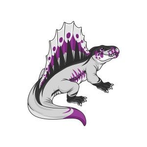 DEMI-trodon Demisexual Pride Vinyl Sticker