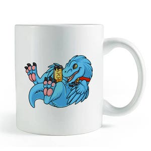 Blue Maneki &quot;Lucky&quot; Rex Mug