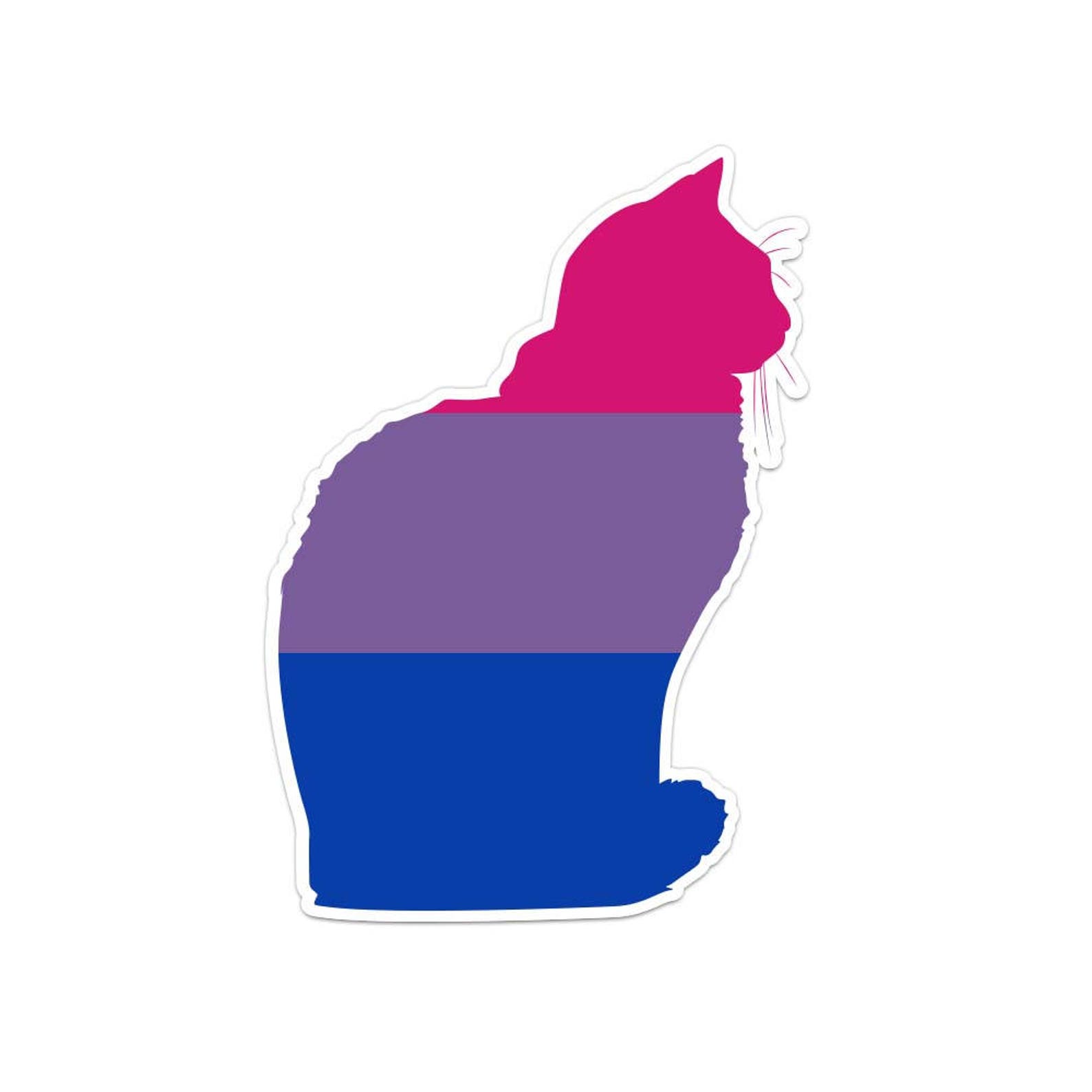 LGBTQ Pride Flag Animal Cat various Flags Available 4 Inch - Etsy
