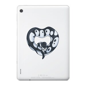 Ball Python Heart Decal 4 Inch - Etsy