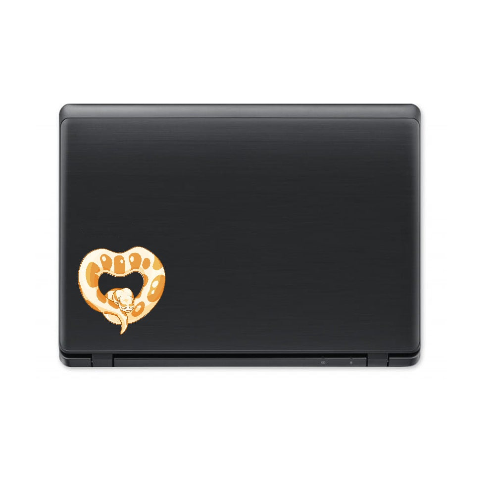Ball Python Heart Decal 4 Inch - Etsy