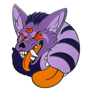 Teeth Monster FUR-namel Hard Enamel Pin