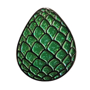 Green Dragon Egg Enamel Pin
