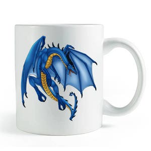 Blue Dragon Mug