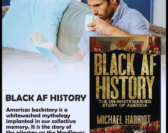 Black AF History Book: Pilgrims, Mayflower, Early American History Guide