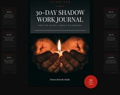 30-Day Shadow Work Journal | Printable PDF for Highly Sensitive People | Dark + Print Versions | Instant Download