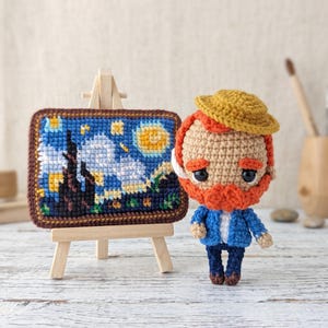 Crochet vincent van gogh - Etsy 日本