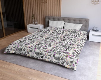 Interior Designer Doodles Duvet Cover