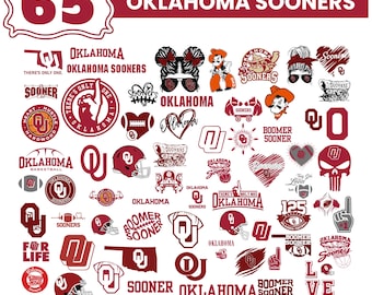 Paquete de archivos SVG de Oklahoma, SVG universitario, DXF de los Sooners, Día de partido, Baloncesto, Archivo de corte para Cricut, Fútbol americano, Universidad, Atletismo, Archivo digital