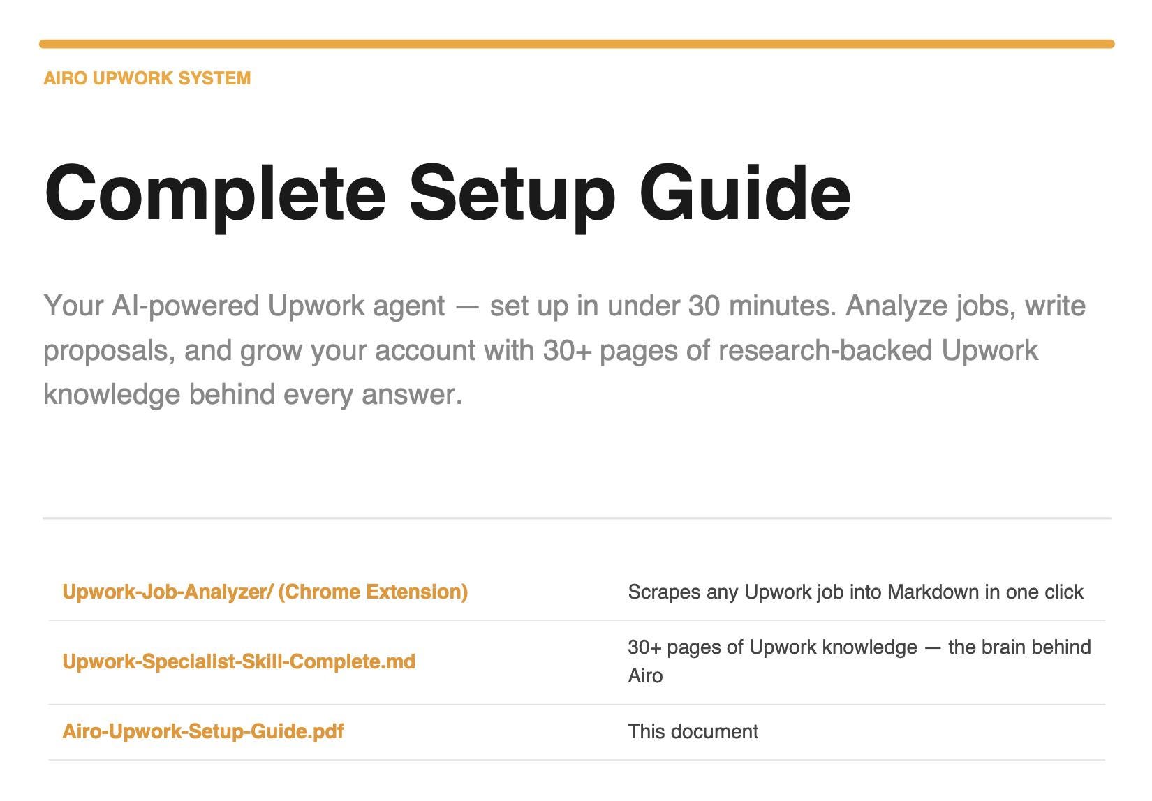 Upwork AI System — Chrome Extension + Knowledge Base + Setup Guide ...