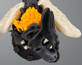 Bumble Bee Dragon – Articulated 3D Printed Fantasy Creature