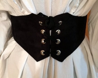 Faux Suede Fabric Belt