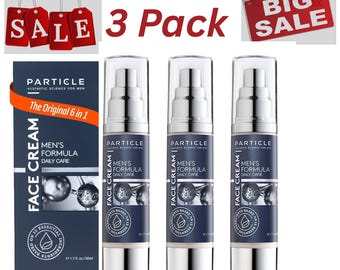 Pack of 3 Particle Men’s Face Cream: Anti-Aging Skincare for Your Daily Routine